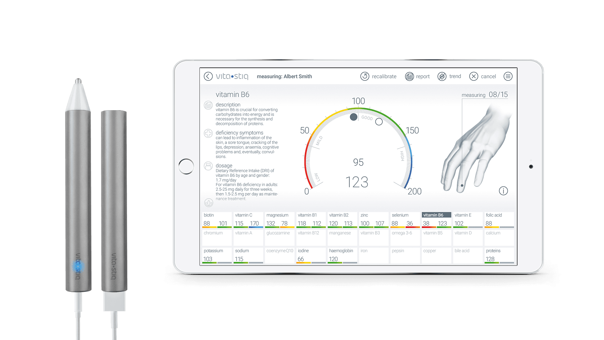 VITA STIQ2 ビタミンミネラルチェッカー Amazon.co.jp: カンタン栄養検査 VitaNote Quick ビタミン